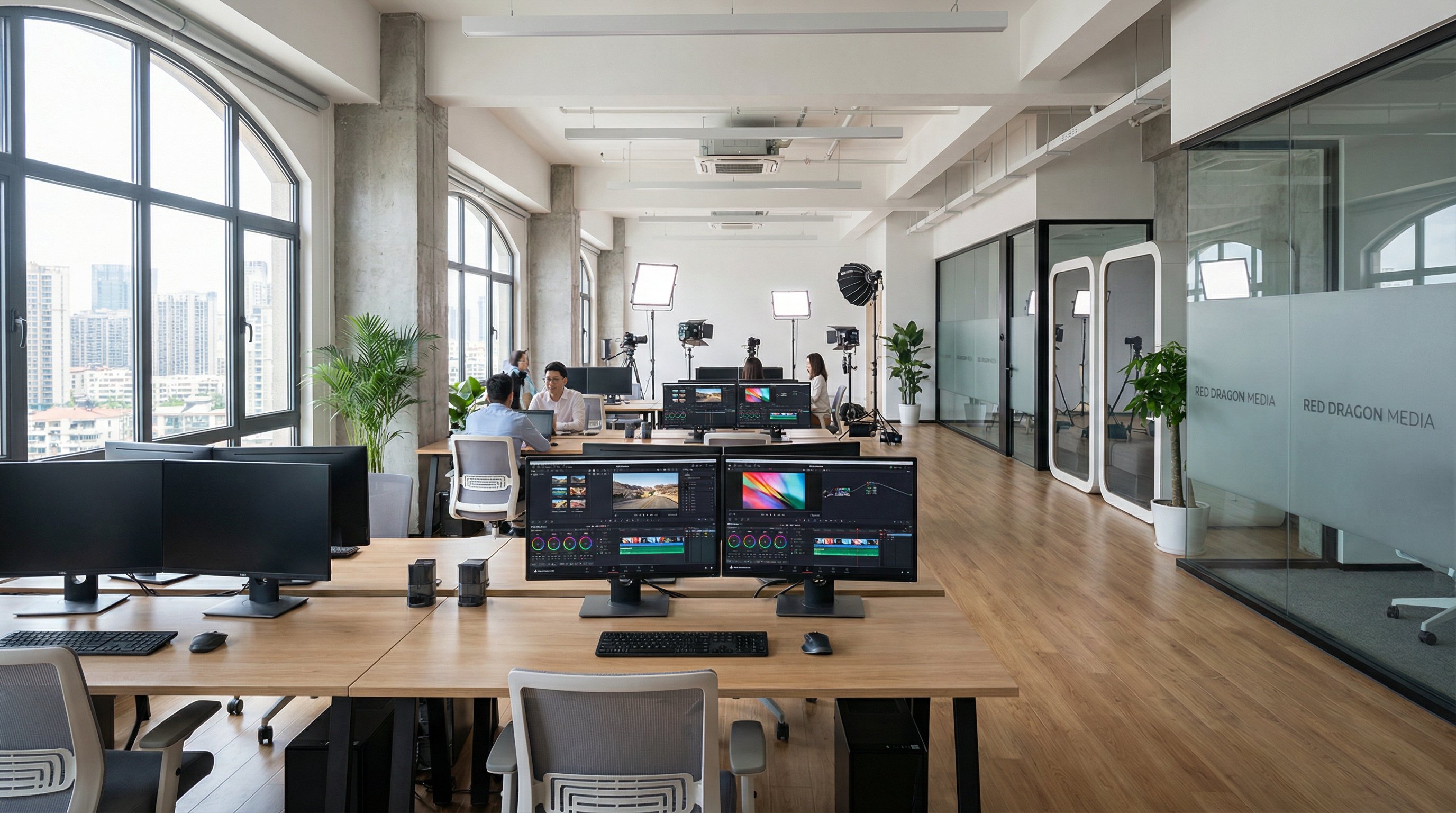 国产视频公司办公室